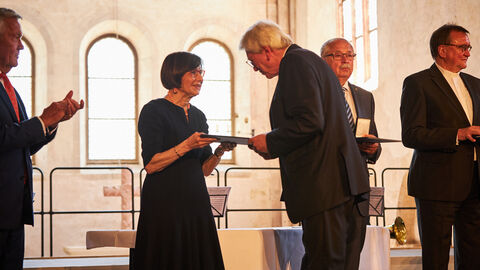 Verleihung der Wilhelm Leuschner-Medaille 2020 an Minka Pradelski