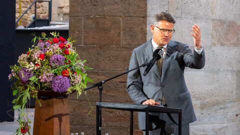 Ministerpräsident Boris Rhein hat die Bad Hersfelder Festspiele eröffnet. Ministerpräsident Boris Rhein hat die Bad Hersfelder Festspiele eröffnet.