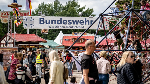 Viel los bei der Bundeswehr.
