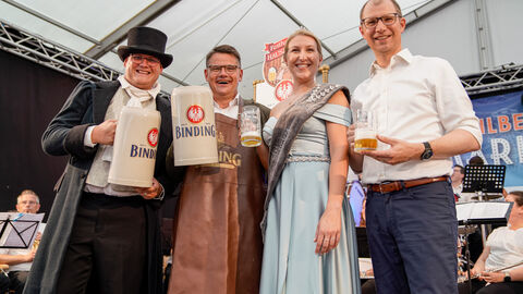 Ministerpräsident Boris Rhein eröffnet Bad Vilbeler Markt Ministerpräsident Boris Rhein eröffnet Bad Vilbeler Markt